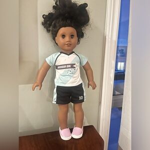 American Girl Doll school day to soccer outfit truly me
